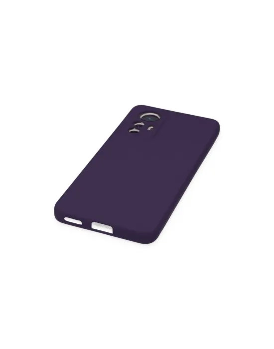 Xiaomi Mi 12 Lite Kılıf Nano İçi Kadife Silikon - Mor