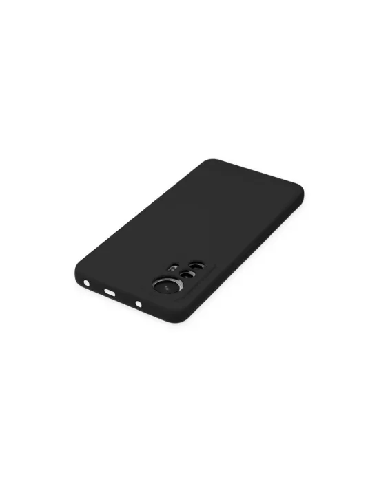Xiaomi Mi 12 Lite Kılıf Nano İçi Kadife Silikon - Siyah