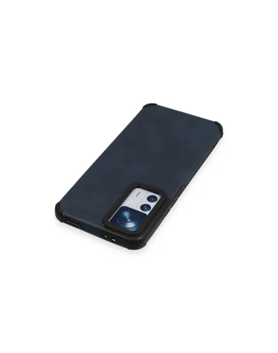 Xiaomi Mi 12t Kılıf Loop Deri Silikon - Lacivert