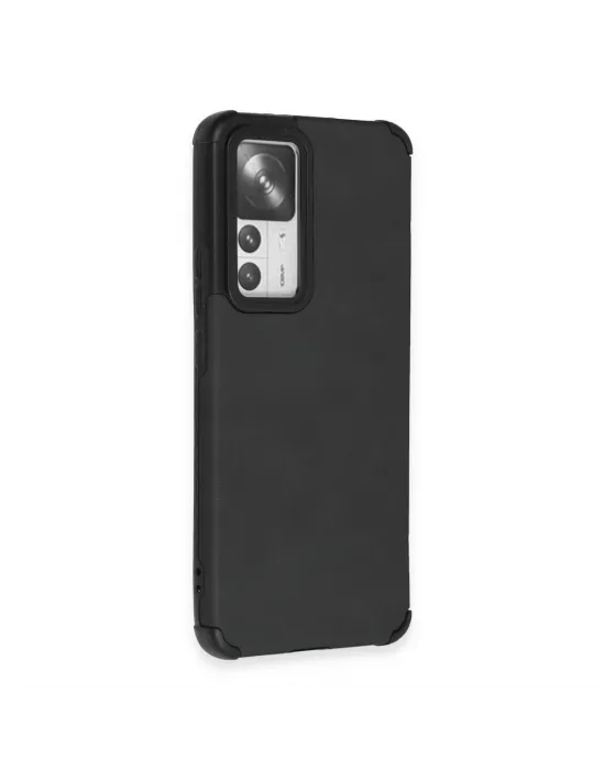 Xiaomi Mi 12t Kılıf Loop Deri Silikon - Siyah