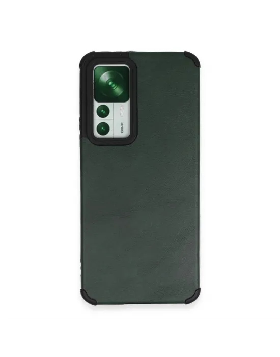 Xiaomi Mi 12t Kılıf Loop Deri Silikon - Yeşil