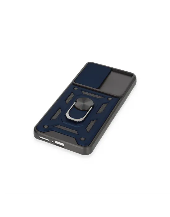 Xiaomi Mi 12t Pro Kılıf Pars Lens Yüzüklü Silikon - Lacivert