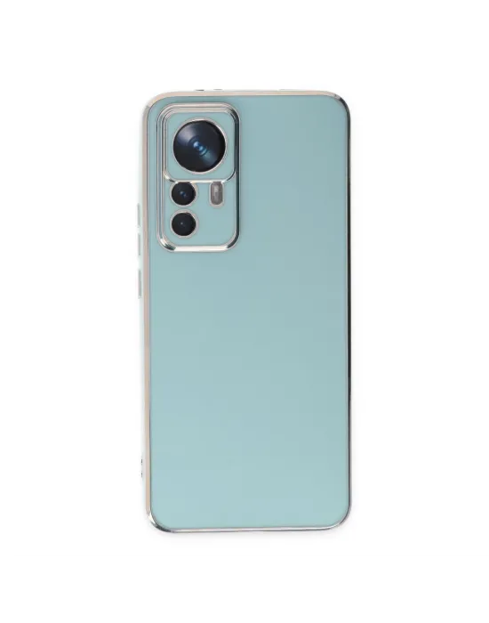 Xiaomi Mi 12t Pro Kılıf Volet Silikon - Açık Yeşil