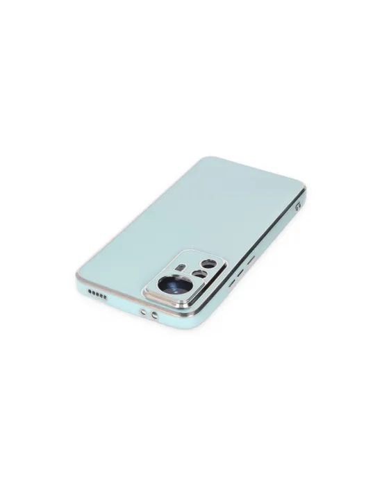 Xiaomi Mi 12t Pro Kılıf Volet Silikon - Açık Yeşil