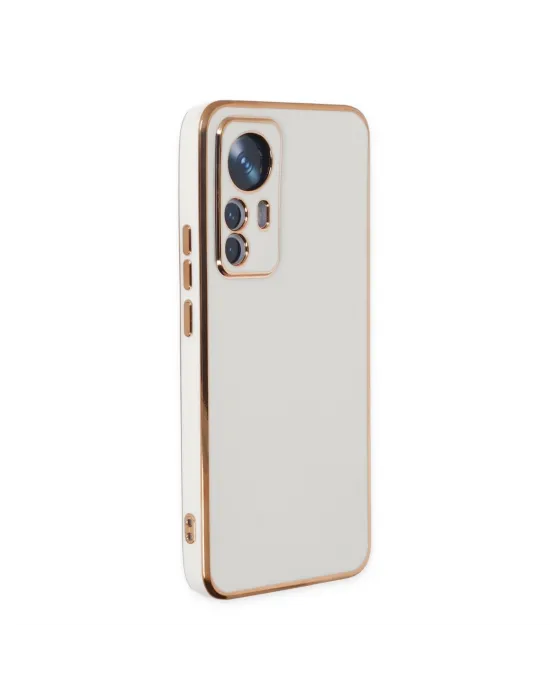 Xiaomi Mi 12t Pro Kılıf Volet Silikon - Beyaz