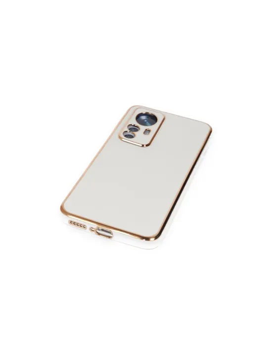 Xiaomi Mi 12t Pro Kılıf Volet Silikon - Beyaz