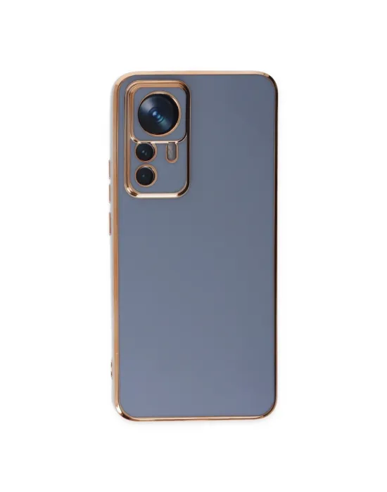 Xiaomi Mi 12t Pro Kılıf Volet Silikon - Mavi