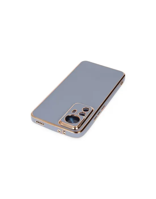 Xiaomi Mi 12t Pro Kılıf Volet Silikon - Mavi