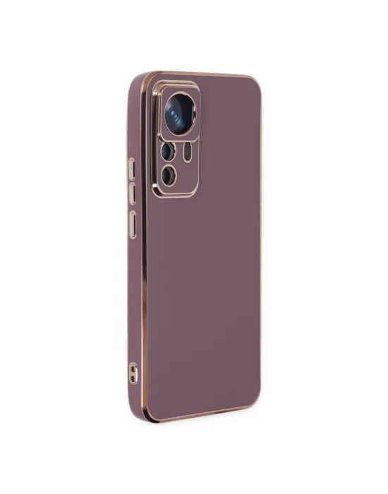 Xiaomi Mi 12t Pro Kılıf Volet Silikon - Mor