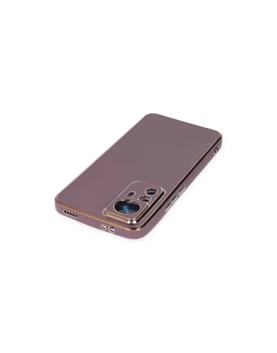 Xiaomi Mi 12t Pro Kılıf Volet Silikon - Mor