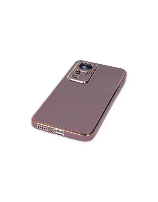 Xiaomi Mi 12t Pro Kılıf Volet Silikon - Mor