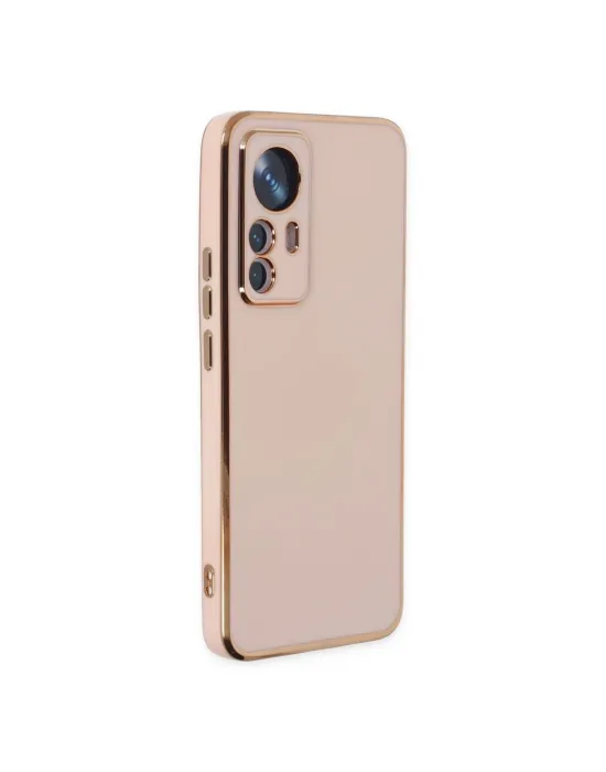 Xiaomi Mi 12t Pro Kılıf Volet Silikon - Pembe