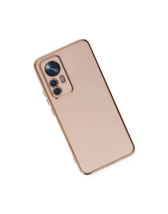 Xiaomi Mi 12t Pro Kılıf Volet Silikon - Pembe