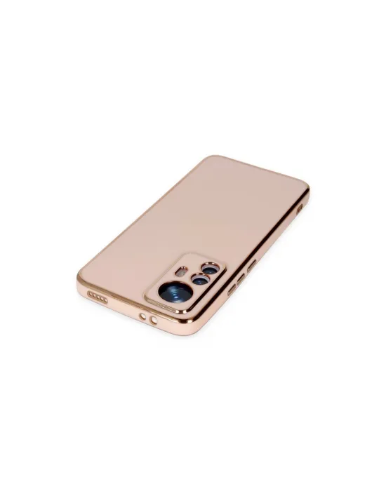 Xiaomi Mi 12t Pro Kılıf Volet Silikon - Pembe