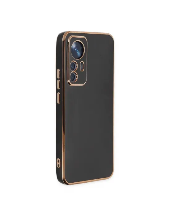 Xiaomi Mi 12t Pro Kılıf Volet Silikon - Siyah