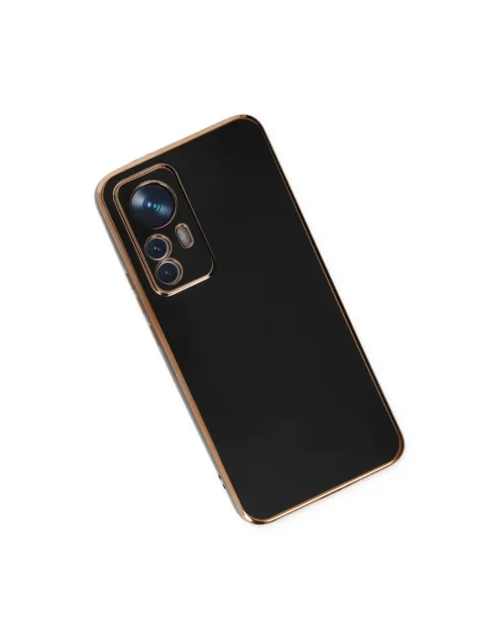 Xiaomi Mi 12t Pro Kılıf Volet Silikon - Siyah
