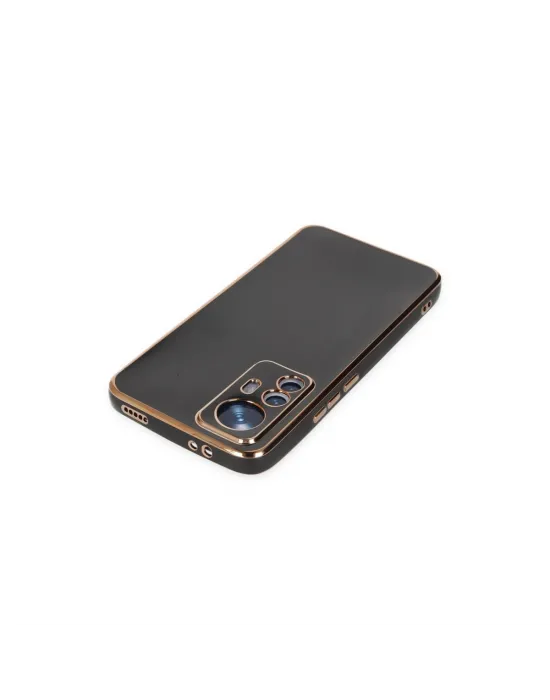 Xiaomi Mi 12t Pro Kılıf Volet Silikon - Siyah