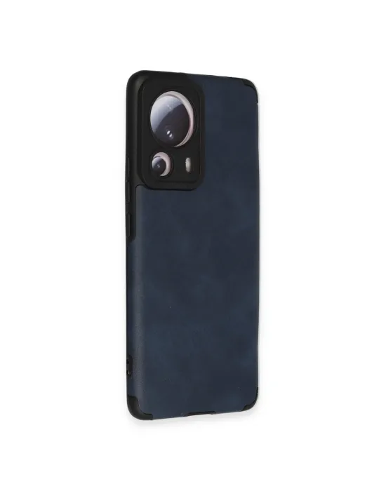 Xiaomi Mi 13 Lite Kılıf Loop Deri Silikon - Lacivert