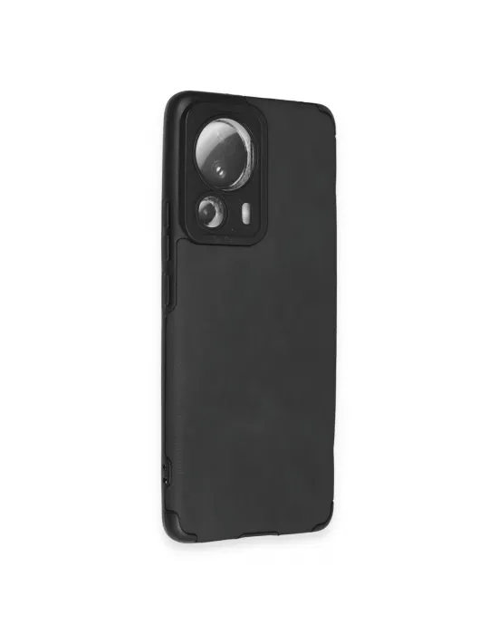 Xiaomi Mi 13 Lite Kılıf Loop Deri Silikon - Siyah