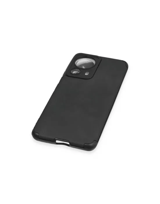 Xiaomi Mi 13 Lite Kılıf Loop Deri Silikon - Siyah