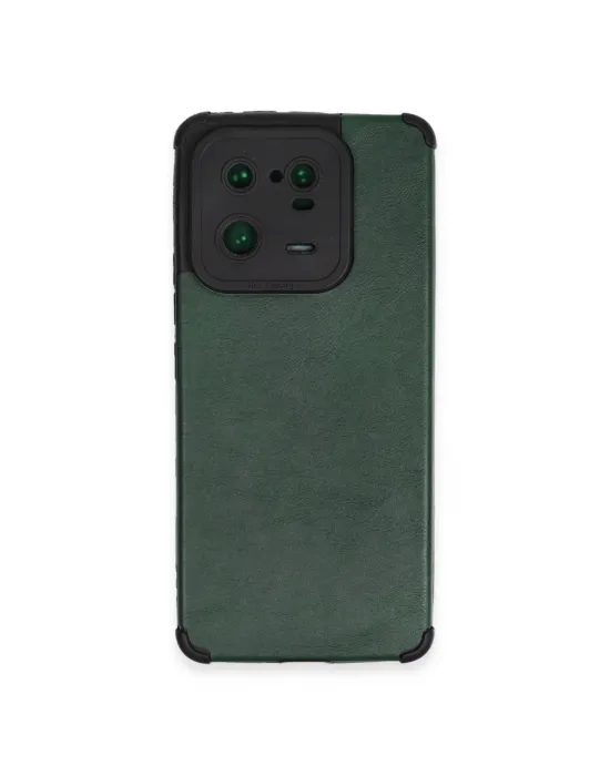 Xiaomi Mi 13 Pro Kılıf Loop Deri Silikon - Yeşil