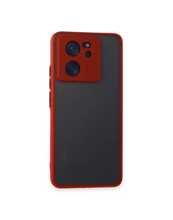 Xiaomi Mi 13t Pro Kılıf Montreal Silikon Kapak - Kırmızı