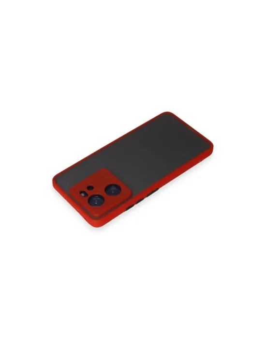 Xiaomi Mi 13t Pro Kılıf Montreal Silikon Kapak - Kırmızı