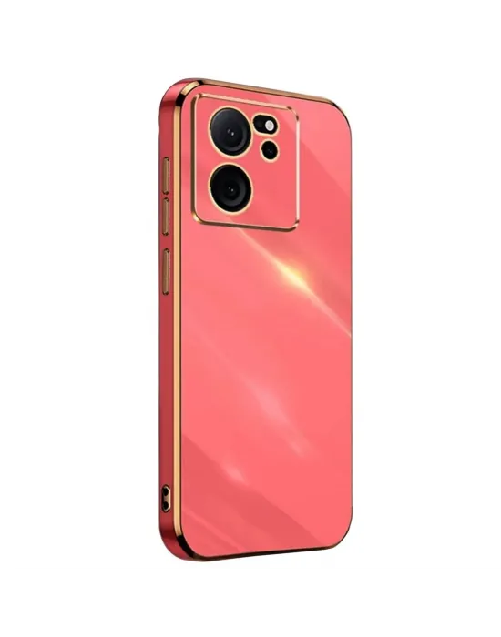 Xiaomi Mi 13t Pro Kılıf Volet Silikon - Kırmızı