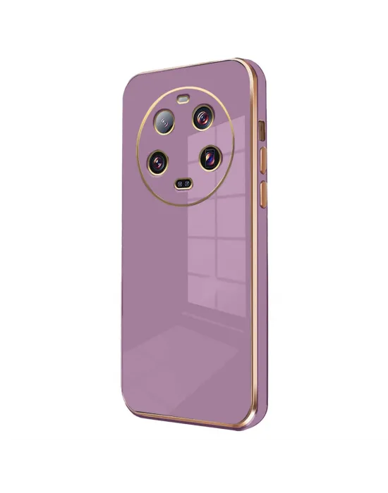 Xiaomi Mi 14 Ultra Kılıf Volet Silikon - Mor