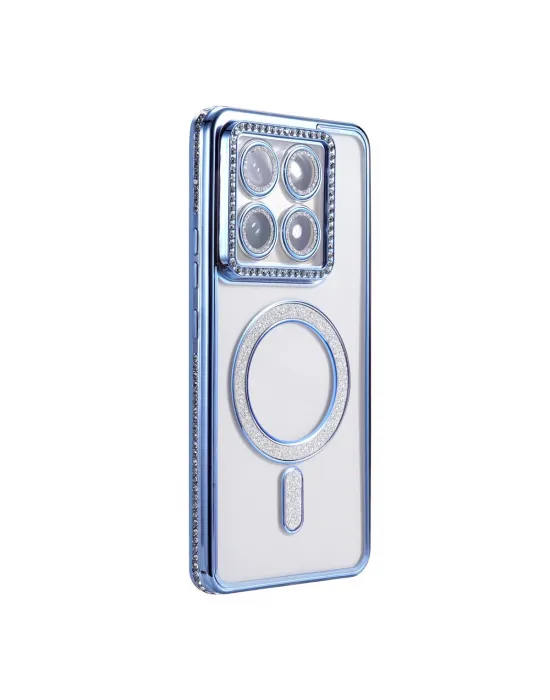 Xiaomi Mi 14t Pro Joke Simli Magneticsafe Kılıf - Mavi