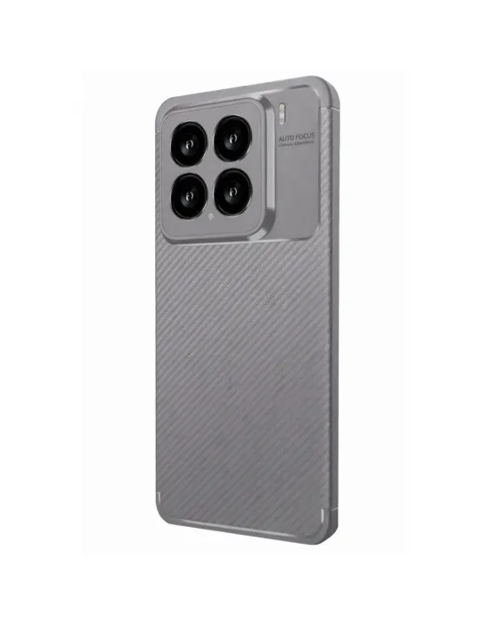 Xiaomi Mi 15 Kılıf Auto Focus Karbon Kapak - Gri