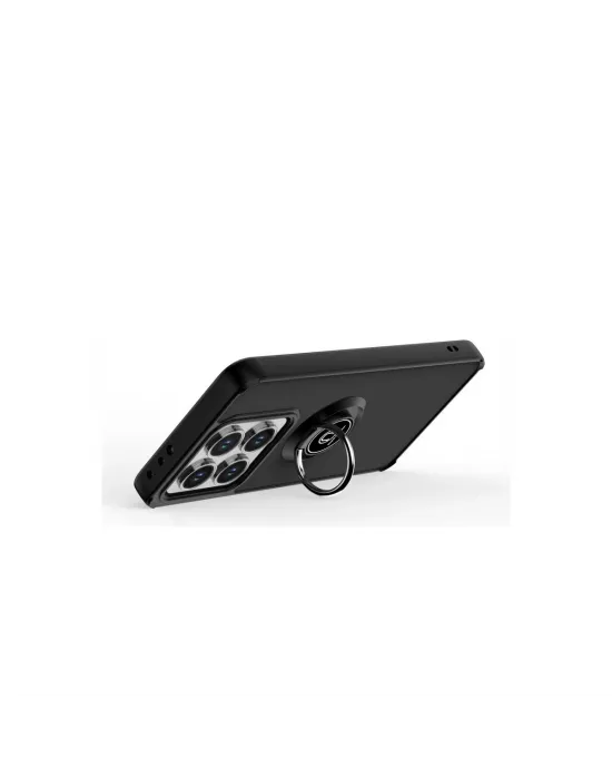 Xiaomi Mi 15 Kılıf Montreal Yüzüklü Silikon Kapak - Siyah
