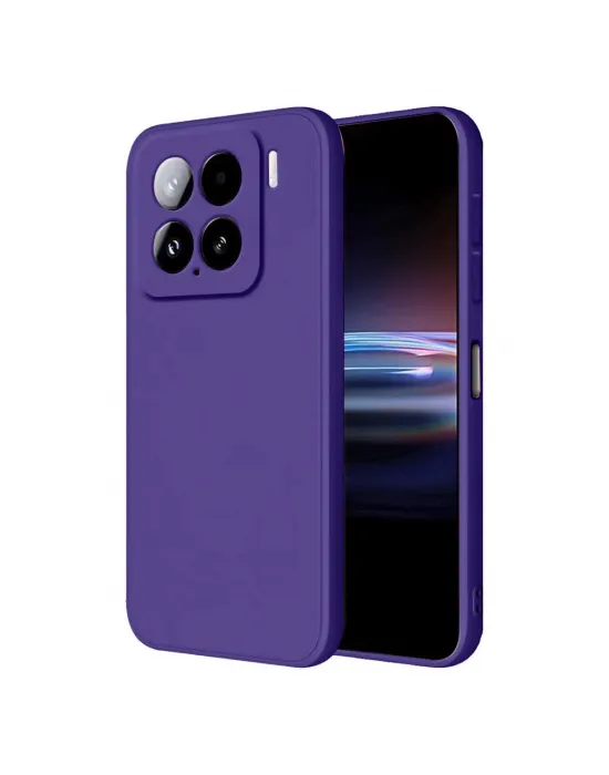 Xiaomi Mi 15 Pro Kılıf Nano İçi Kadife Silikon - Mor