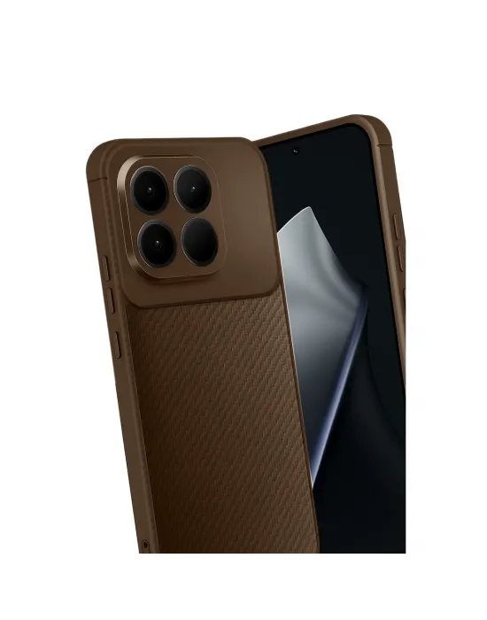 Xiaomi Mi 15t Auto Focus Karbon Kapak - Kahverengi