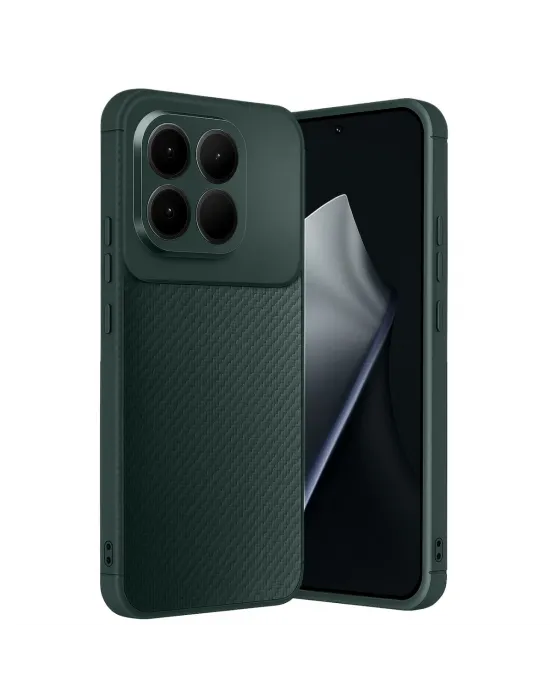 Xiaomi Mi 15t Auto Focus Karbon Kapak - Koyu Yeşil