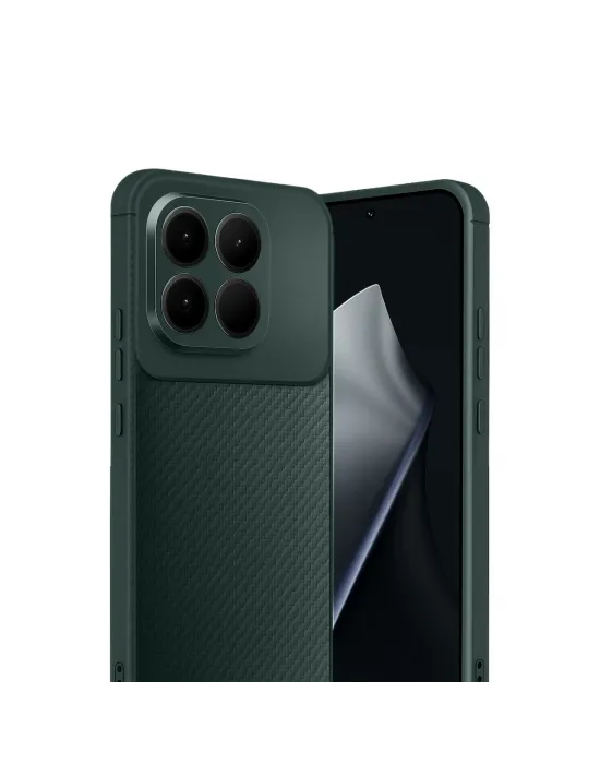 Xiaomi Mi 15t Auto Focus Karbon Kapak - Koyu Yeşil