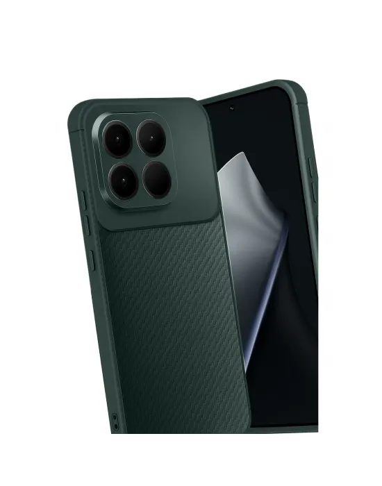 Xiaomi Mi 15t Auto Focus Karbon Kapak - Koyu Yeşil