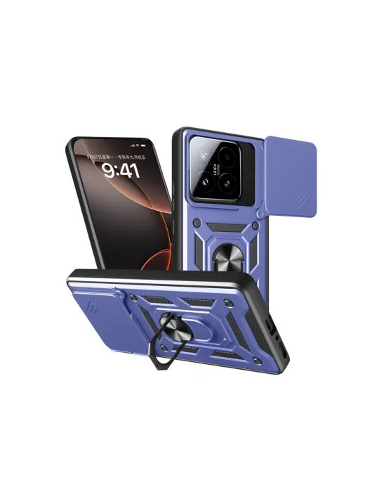 Xiaomi Mi 15t Pars Lens Yüzüklü Silikon - Lacivert