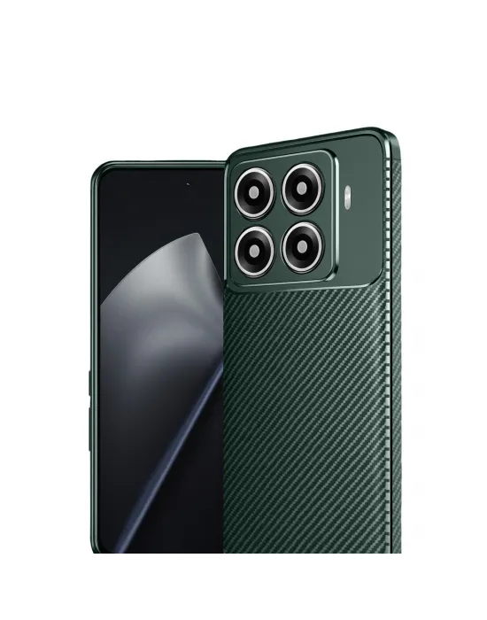 Xiaomi Mi 15t Pro Auto Focus Karbon Kapak - Koyu Yeşil