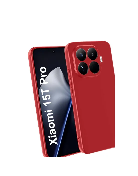 Xiaomi Mi 15t Pro First Silikon - Kırmızı