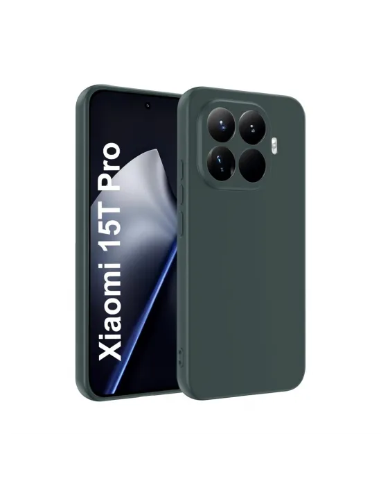Xiaomi Mi 15t Pro First Silikon - Koyu Yeşil