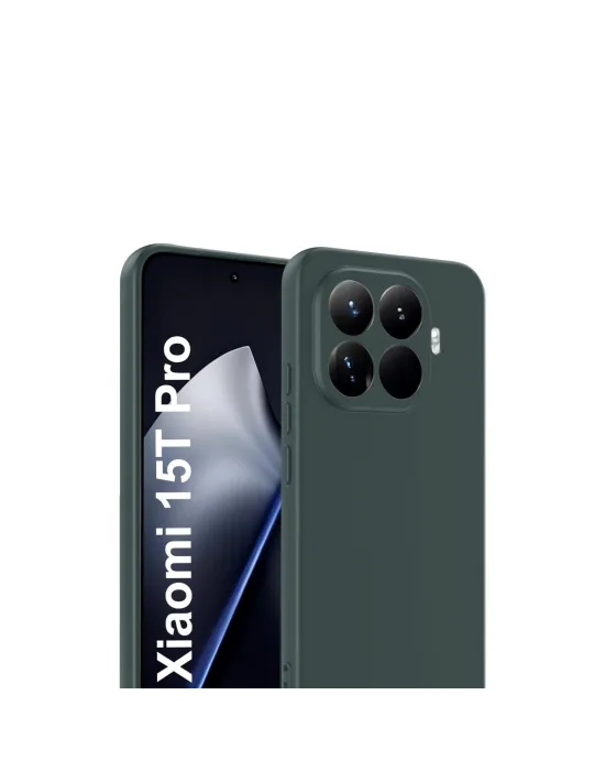 Xiaomi Mi 15t Pro First Silikon - Koyu Yeşil