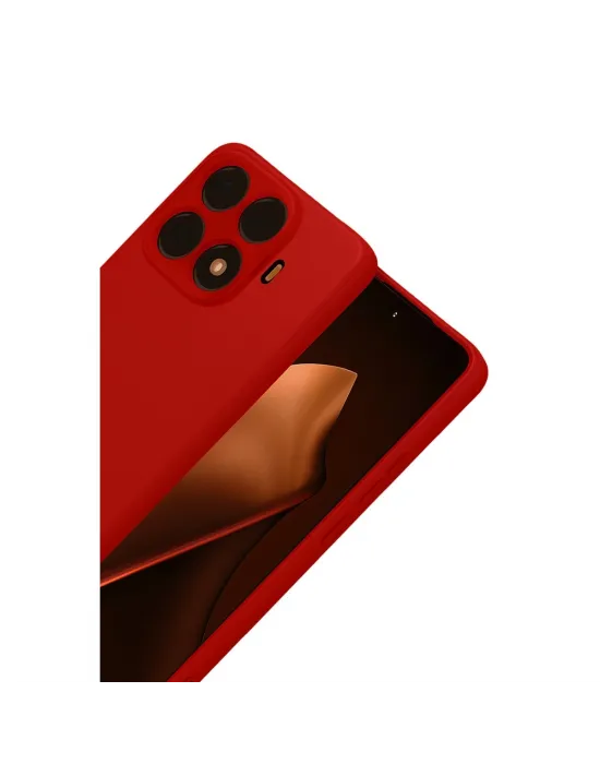 Xiaomi Mi 15t Pro Nano İçi Kadife Silikon - Kırmızı