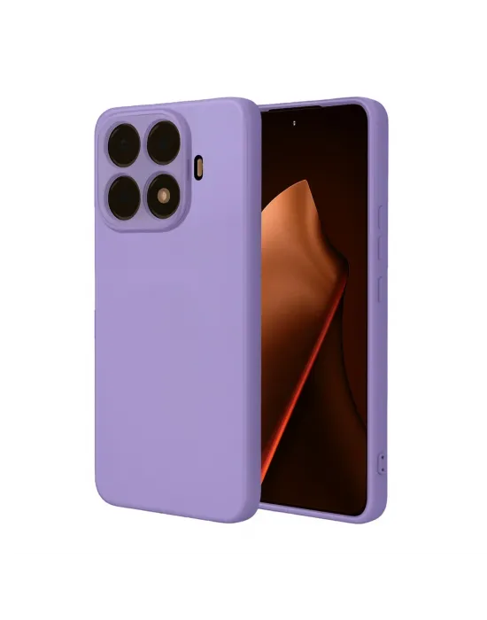 Xiaomi Mi 15t Pro Nano İçi Kadife Silikon - Lila