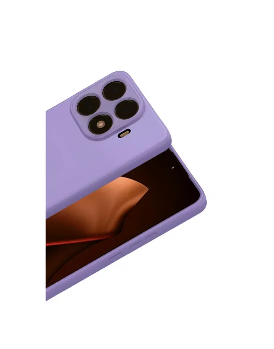 Xiaomi Mi 15t Pro Nano İçi Kadife Silikon - Lila