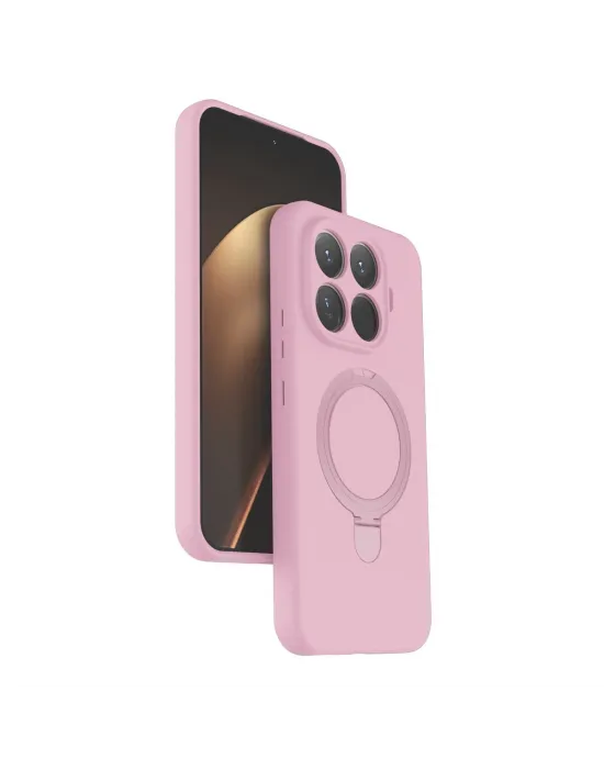 Xiaomi Mi 15t Pro Regal Magsafe Standlı Kapak - Açık Pembe
