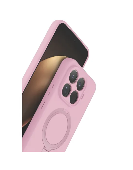 Xiaomi Mi 15t Pro Regal Magsafe Standlı Kapak - Açık Pembe