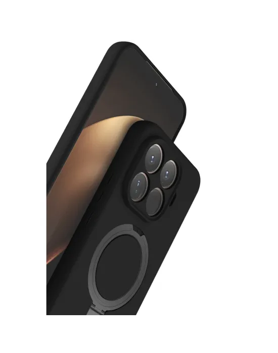 Xiaomi Mi 15t Pro Regal Magsafe Standlı Kapak - Siyah