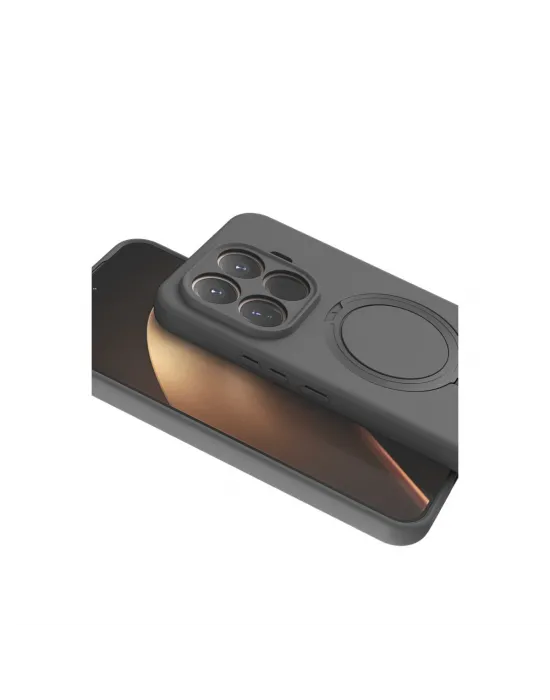 Xiaomi Mi 15t Pro Regal Magsafe Standlı Kapak - Titan Gri