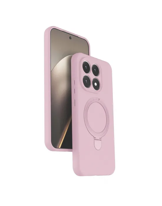 Xiaomi Mi 15t Regal Magsafe Standlı Kapak - Açık Pembe
